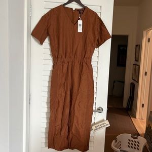 Eileen Fisher new linen jumpsuit